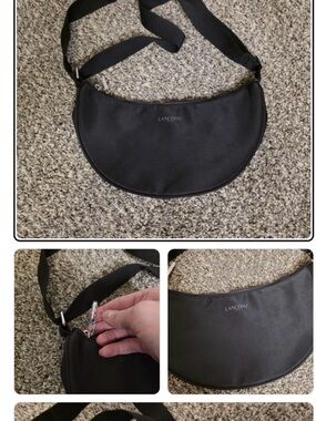 🔥3-$30🔥Lancôme Black Crescent Crossbody Bag